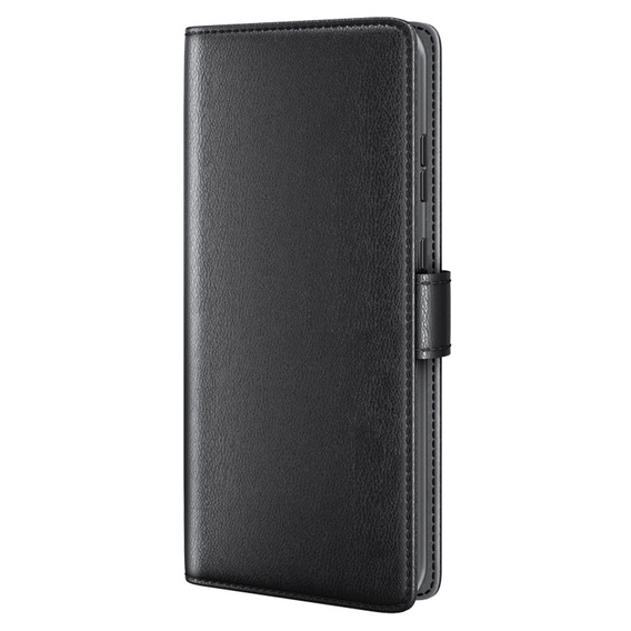 Чохол-фліп для OnePlus 12 5G, Split Leather, чорний