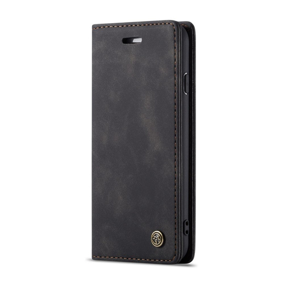Чехол CASEME для iPhone 7/8/SE 2020/SE 2022, Leather Wallet Case, чёрный