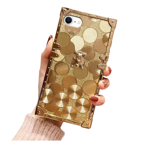 Чeхол Suitcase до iPhone 7/8/SE 2020/SE 2022, Gold Circles