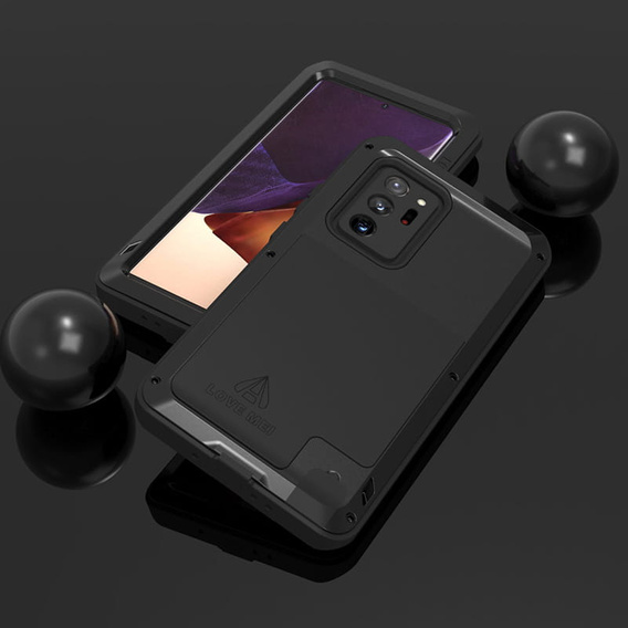 Чехол Love Mei до Samsung Galaxy Note 20 Ultra, armored without glass, чёрный