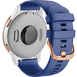 Силиконовый ремешок 20mm, Black/Black Buckle