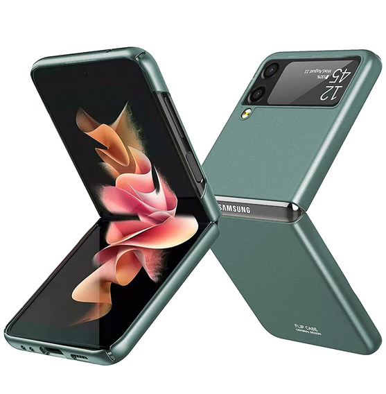 Чехол GKK PC Case до Samsung Galaxy Z Flip3 5G, Green