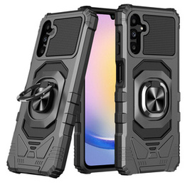 Чехол для Samsung Galaxy A25, TechDefender, черный + стекло 9H