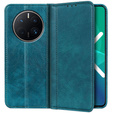 Чехол до Huawei Mate 50 Pro, Wallet Litchi Leather, зелёный