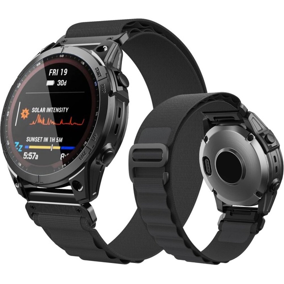 Нейлоновый ремешок Quickfit для Garmin Fenix 5/6/6 PRO/7 Forerunner 965/955/945