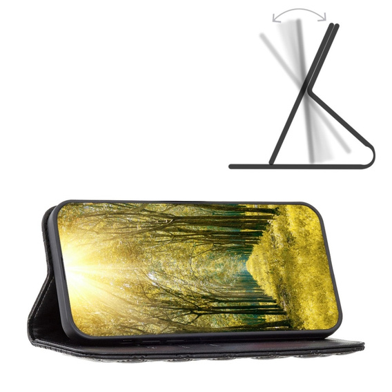 Чохол-книжка для Samsung Galaxy A35 5G, Wallet, BINFEN COLOR, чорний