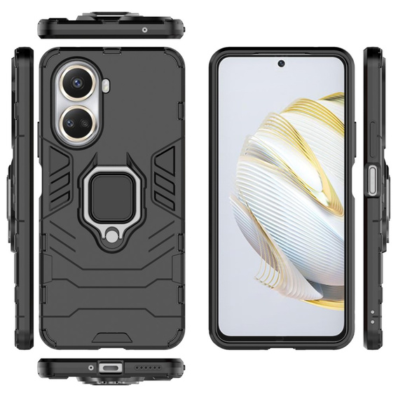 Чoхол до Huawei nova 10 SE, Kickstand Ring, чорний