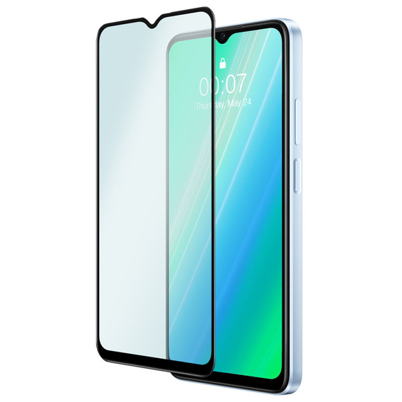 2x Загартоване скло для Xiaomi Redmi Note 8T, ERBORD 3D для всього екрану