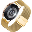 Металический браслет с чехлом для часов Samsung Galaxy Watch 4 40mm, Gold