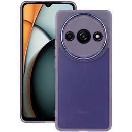 Тонкий корпус для Xiaomi Redmi A3, Slim, прозрачный / фиолетовый