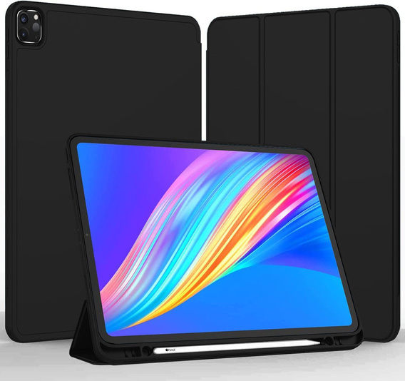 Чохол для iPad Pro 12.9" 2022/2021/2020 (6/5/4 gen.), Smart Pencil, зі слотом для стилуса, чорний