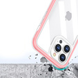 Чехол ERBORD Hybrid Frame для iPhone 13 Pro, Розовый 