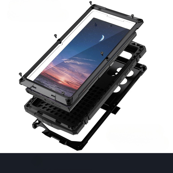 Бронированный чехол для Samsung Galaxy S25 Ultra, R-JUST, чёрный