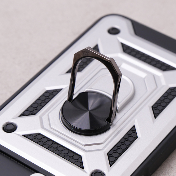 Чехол NOX Camera Slide Xiaomi Redmi 12, CamShield Slide, серебро