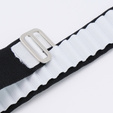 Нейлоновый ремешок для Apple Watch 1/2/3/4/5/6/7/8/SE/ULTRA 42/44/45/49 мм, чёрный / белый