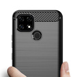 Чехол до Realme C21, Carbon, чёрный