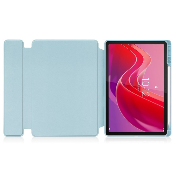 Чехол клавиатура для Lenovo Tab M11, Rotary 360° Leather, светло-голубой