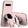 Чехол до Samsung Galaxy S10, Astronaut, розовый rose gold