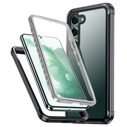 Чехол для Samsung Galaxy S22, Shockproof, с пленкой, чёрный