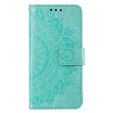 Откидной чехол для Realme 12 Pro 5G / 12 Pro+ 5G, Mandala, зелёный
