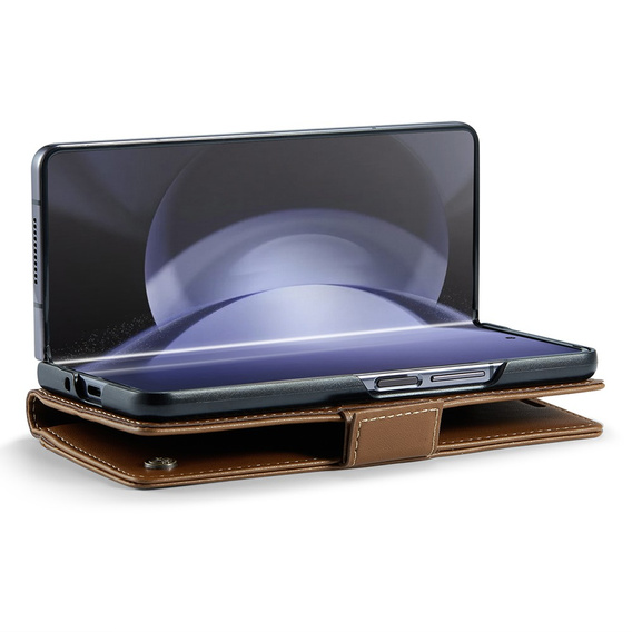 CASE фліп-чохол для Samsung Galaxy Z Fold6 5G, Litchi Wallet, коричневий