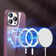 Магнітний чохол Magsafe для iPhone 15 Pro Max, бордовий