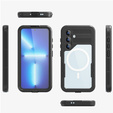 Водонепроницаемый чехол для Samsung Galaxy S24, Redpepper, для MagSafe, чёрный