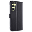 Откидной чехол для Samsung Galaxy A25 5G, Wallet Zipper Pocket, чёрный