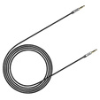 BASEUS Yiven M30 Kabel Minijack 3.5mm Aux 1.5m - Silver/Black