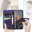 Чохол-книжка для Motorola Edge 60 / 60 Fusion, Butterfly, фіолетовий