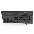 Чехол до Samsung Galaxy S22 Ultra 5G, Military kickstand, чёрный