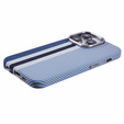 Чехол для iPhone 13 Pro, Carbon Fiber MagSafe, синий