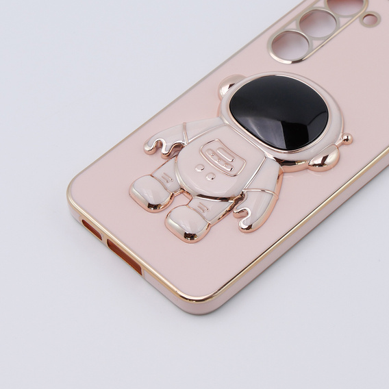 Чехол до Samsung Galaxy S23 Plus, Astronaut, розовый