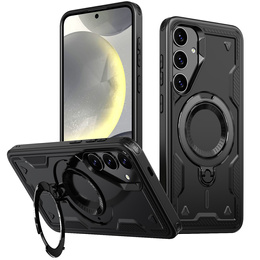 Чохол для Samsung Galaxy S24 FE, Military MagSafe, чорний