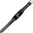 Кожаный ремешок для часов Samsung Galaxy Fit 2 SM-R220, Black