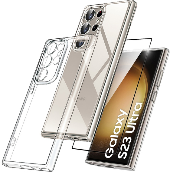 Чехол до Samsung Galaxy S23 Ultra, Premium Armor Slim, прозрачный