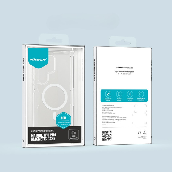Чохол NILLKIN для Samsung Galaxy S24 Ultra, Nature TPU, для Magsafe, прозорий