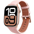 Кожаный ремешок для Apple Watch 1/2/3/4/5/6/7/8/SE/Ultra 42/44/45/49 мм, розовый