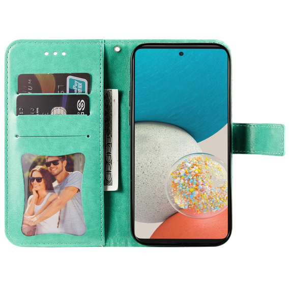 Чохол-книжка для Samsung Galaxy A53 5G, Mandala Flower, зелений