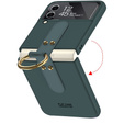 Чехол GKK PC Case до Samsung Galaxy Z Flip3 5G, Midnight Green