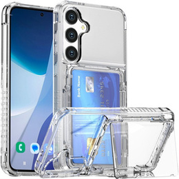 Чехол для Samsung Galaxy S24, Card Holder, прозрачный