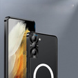 Захисний чохол для камери Samsung Galaxy S21 FE 5G, CamShield MagSafe, прозорий / чорний