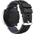 Силиконовый ремешок до Huawei Watch GT 2 Pro - Black / Grey