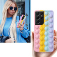 Чехол Push Bubble Pop It для Samsung Galaxy S21 Ultra