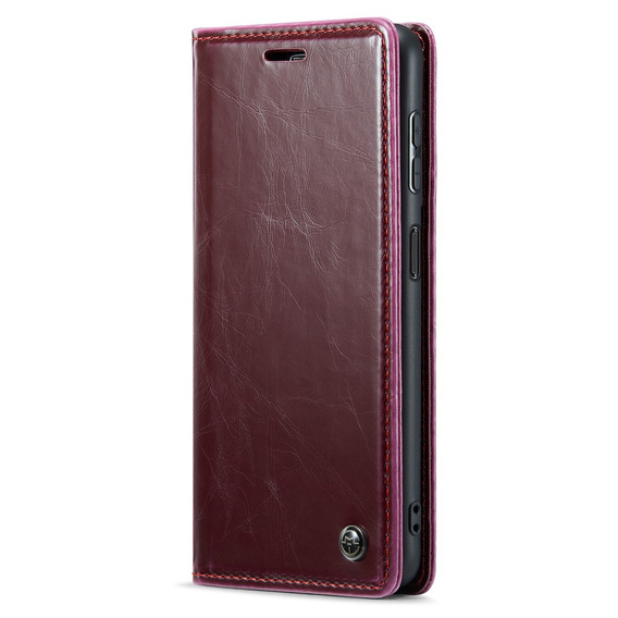 Флип-кейс CASEME для Samsung Galaxy A34 5G, Waxy Textured, красный