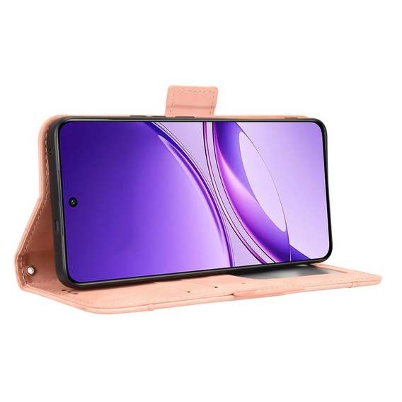 Футляр з клапаном для Vivo V50 Lite 4G / 5G, Card Slot, рожевий
