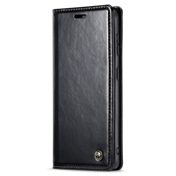 Флип-кейс CASEME для Samsung Galaxy S21, Waxy Textured, чёрный