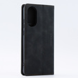 Чехол для Oppo A78 4G, ERBORD Vintage, бумажник с клапаном, чёрный