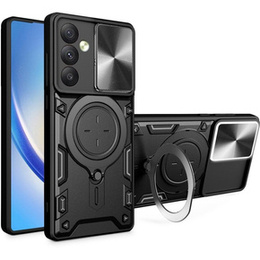 Бронированный чехол для Samsung Galaxy A54 5G, CamShield Slide, чёрный