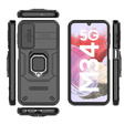 Чехол для Samsung Galaxy M34, KickStand Camera Lens, чёрный